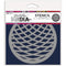 Dina Wakley Media Stencils 5"X5" - Squished Coaster