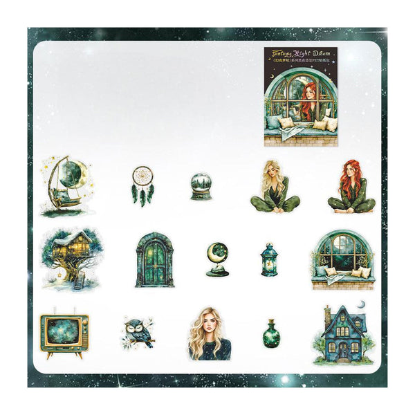 Poppy Crafts Fantasy Night Dream Sticker Pack #3