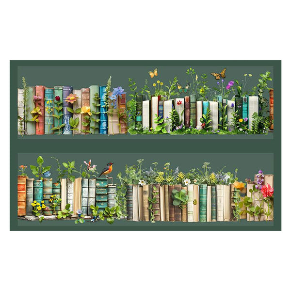Poppy Crafts Bookshelf Sticker Roll - Natures Beauty
