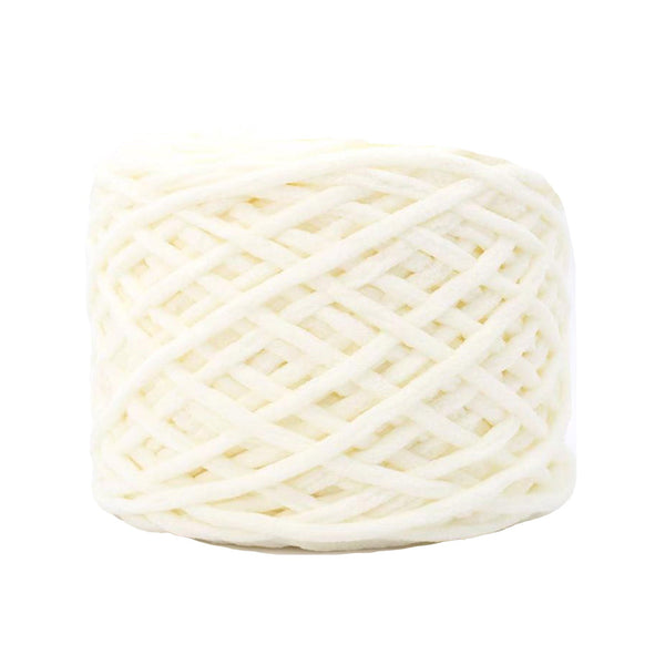 Poppy Crafts Soft Crocheting Yarn 160g - Milky White