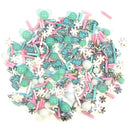 Buttons Galore Mix Upz Craft Embellishments 10g - Pastel Blizzard*