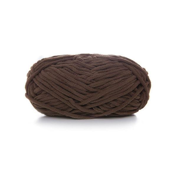 Poppy Crafts Super Soft Chenille Yarn 100g - Mocha