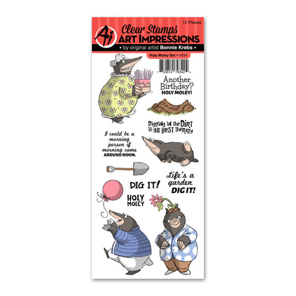 Art Impressions Clear Stamps - Holy Moley*