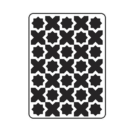 Darice Background Embossing Folder 4.25"x 5.75" - Moroccan Pattern  LIMIT 1 PER ORDER