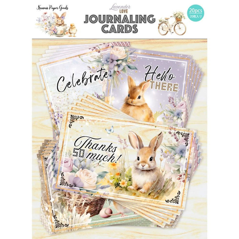 Memory Place - by Asuka StudioJournal Card Pack 20/Pkg Lavender Love
