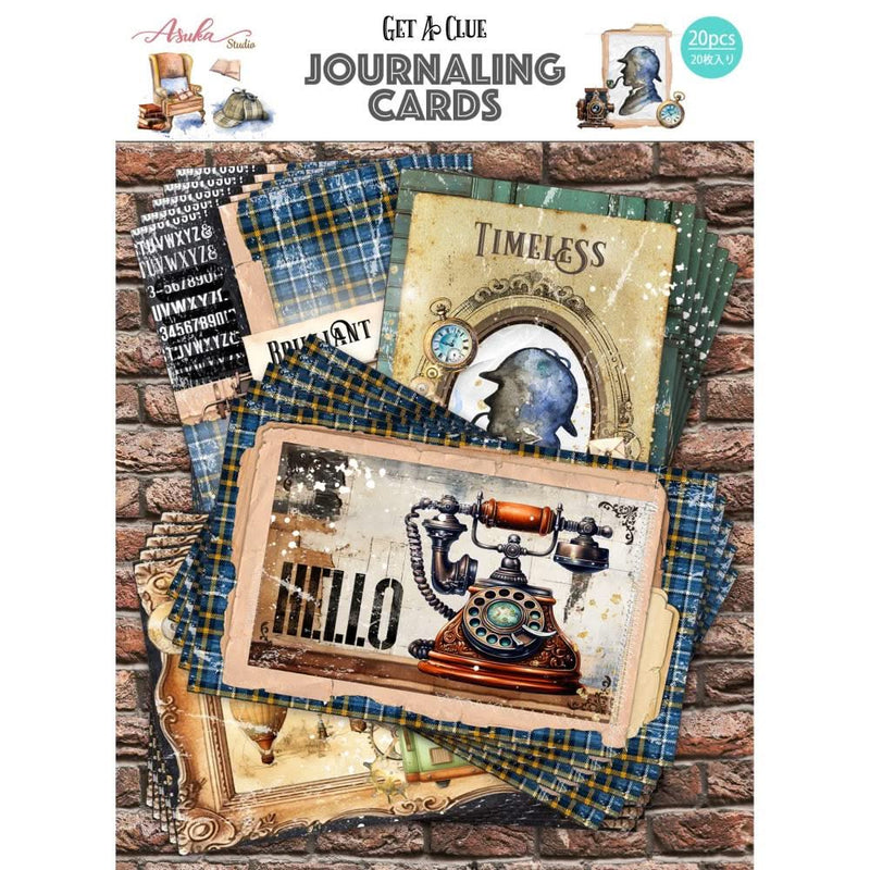 Memory Place - by Asuka Studio Journal Card Pack 20/Pkg Get A Clue