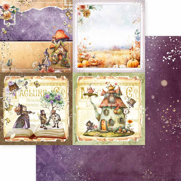 Memory Place Collection Pack 12"X12" Halloween in Wonderland