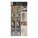 Magic Scraps Clearly Creative Freeze Frames ballet shoes and floral lace frame transfer sheet on a white background.