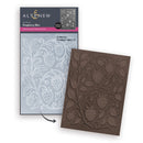 Altenew Raspberry Bliss 3D Embossing Folder with arched raspberry branches berries and leaves
