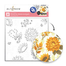 Altenew Stencil Art Botanical Argyle Layering Stencil Set 6 in 1 with autumn floral design