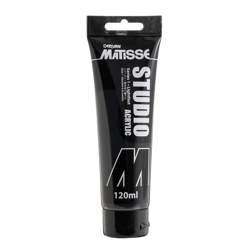 Matisse Studio Acrylic Paint 120ml - Carbon Black