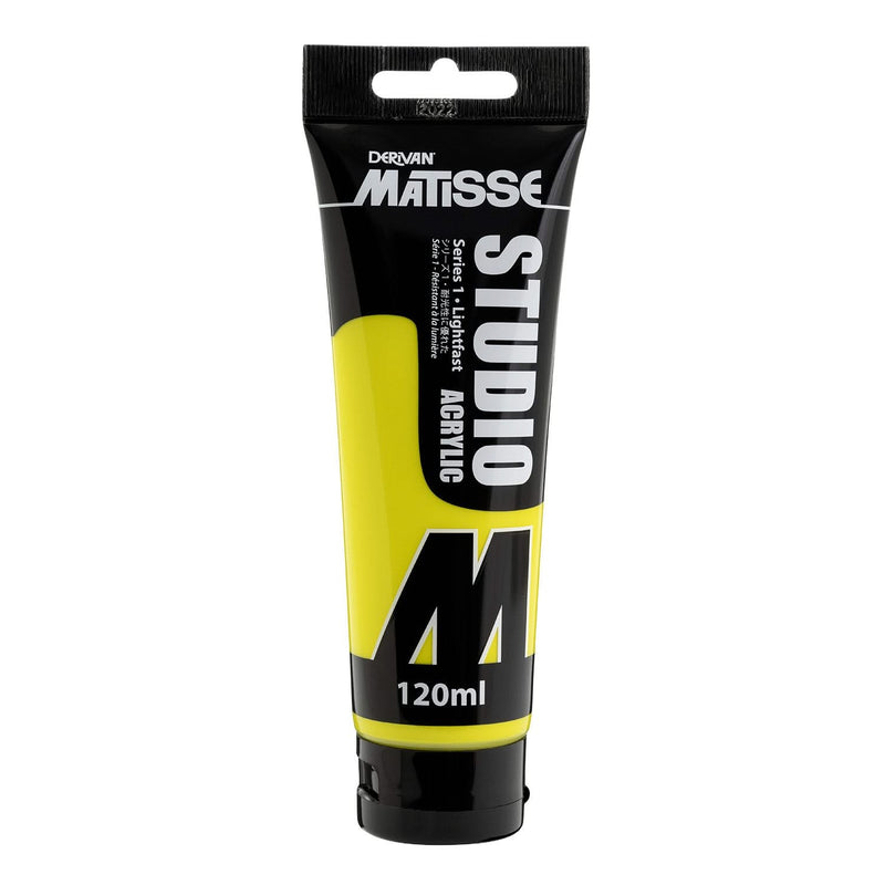 Matisse Studio Acrylic Paint 120ml - Fluro Yellow