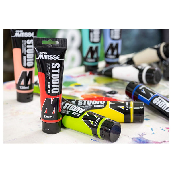 Matisse Studio Acrylic Paint 120ml - Primary Red