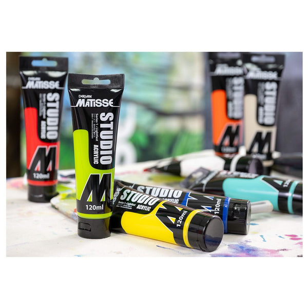 Matisse Studio Acrylic Paint 120ml - Vermilion