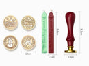 Poppy Crafts Christmas Gift Box Wax Seal Kit