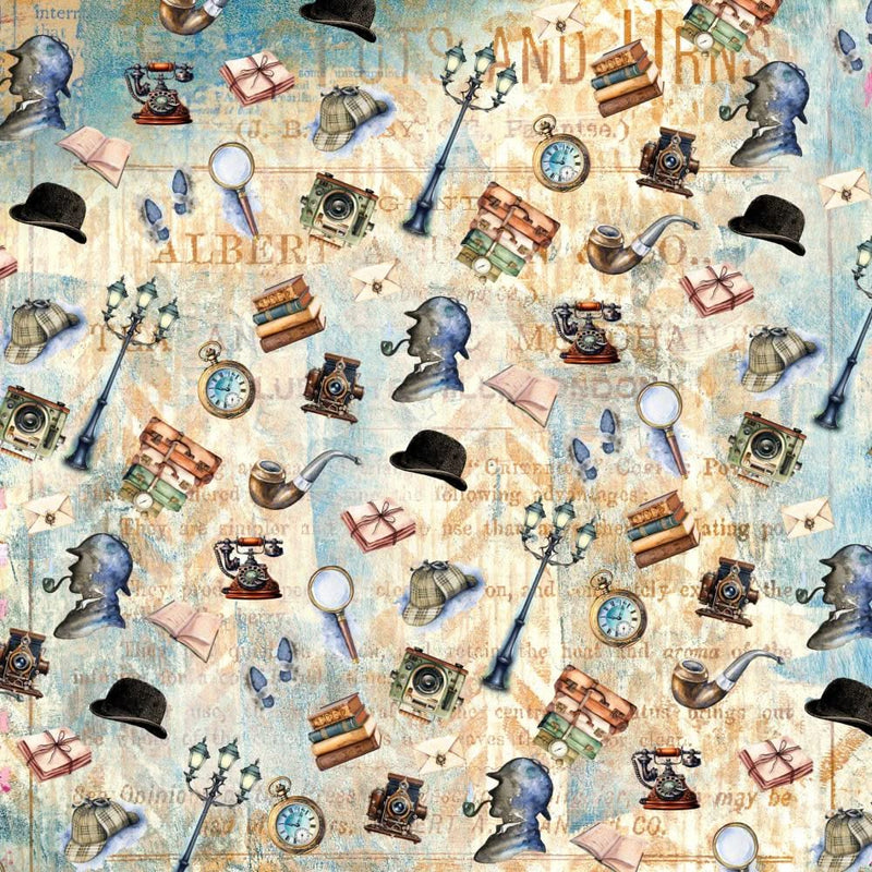 Memory Place Collage Origami Papers 5.9"x 5.9" 24/Pkg - Get A Clue