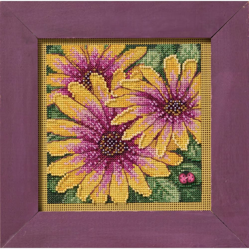 Mill Hill Counted Cross Stitch Kit 5.21"X5.21" African Daisies