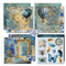 3 Quarter Designs Scrapbook Paper Pack 8"x 8" - Grunged Baroque
