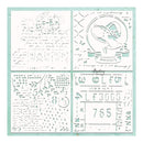 Mintay Chipboard Embellishments - Pattern 3