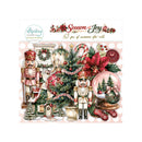 Christmas-themed product packaging with decorative elements and 'Season of Joy' text.