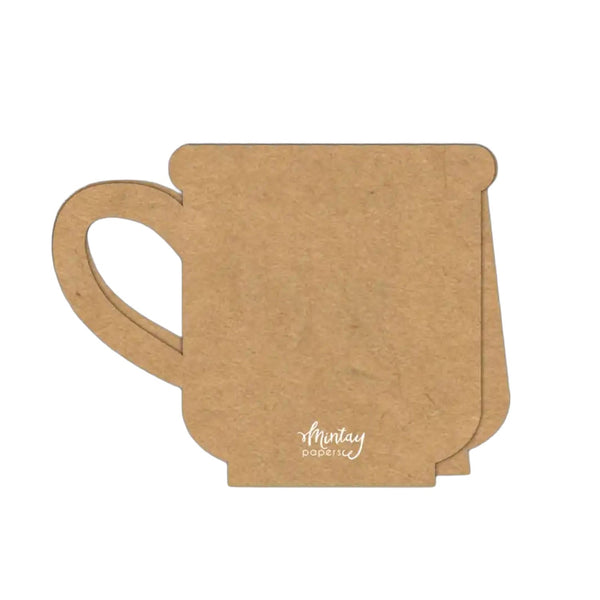 Mintay Basic Cards Die-Cut - Mug Shape Kraft