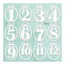 Mintay Chipboard Embellishments - Number Frames
