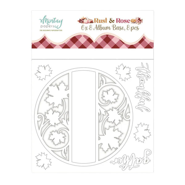 Mintay Scrapbook Album Base 6" x 8" - Rust & Rose