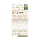 Mintay Words Paper Stickers 6" x 12" - The Wedding Day