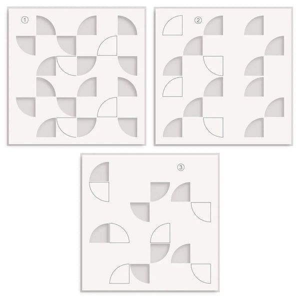Altenew Modern Circles Builder Stencil Set (3 in 1)*