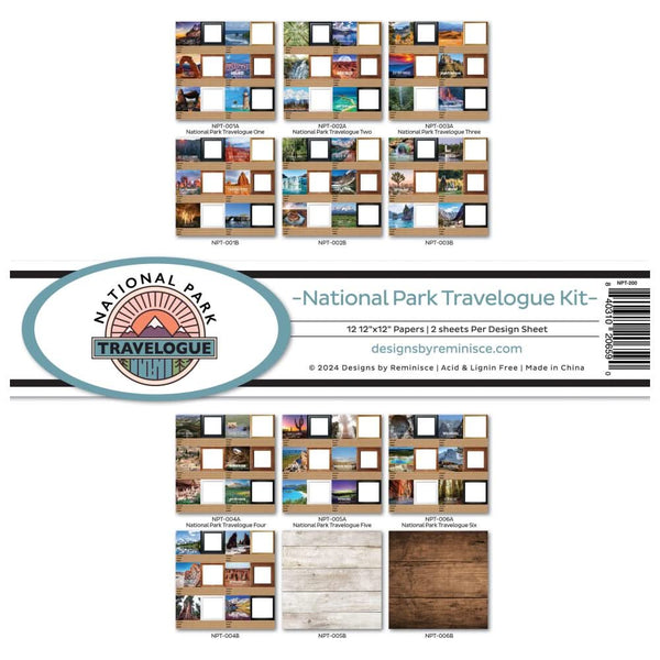 Reminisce Collection Kit 12"X12" - National Parks Travelogue*