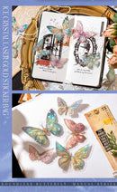 Poppy Crafts Crystal Butterfly Sticker Pack - Moon Butterfly