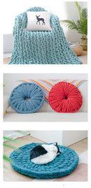 Poppy Crafts Puff Ball Big Blanket Yarn - Butterscotch