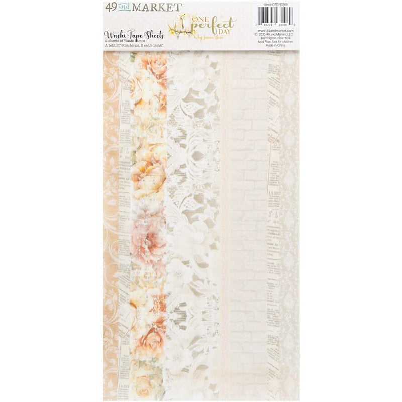 49 And Market Washi Tape Sheets One Perfect Day