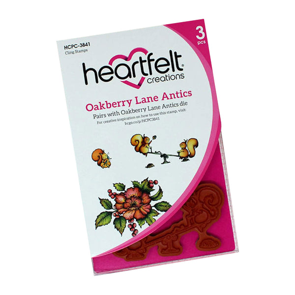 Heartfelt Creations Cling Rubber Stamp Set - Oakberry Lane Antics*