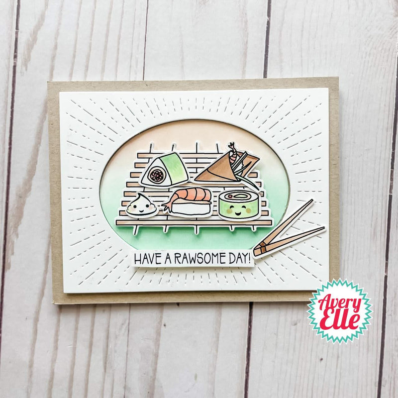 Avery Elle Clear Stamp Set - On A Roll*