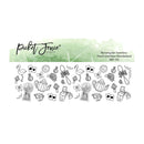 Picket Fence Studios Clear Stamp - Rectangular Seamless: Peach and Piper Wonderland