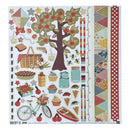 Basic Grey 12"x12" Single Sheet Cardstock Stickers - Elements - PB&J