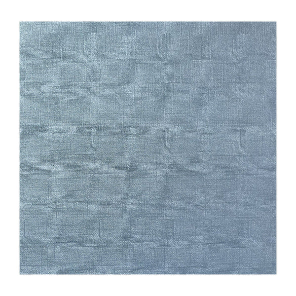 Poppy Crafts 12"x12" Shimmer Cardstock - Blue Steel