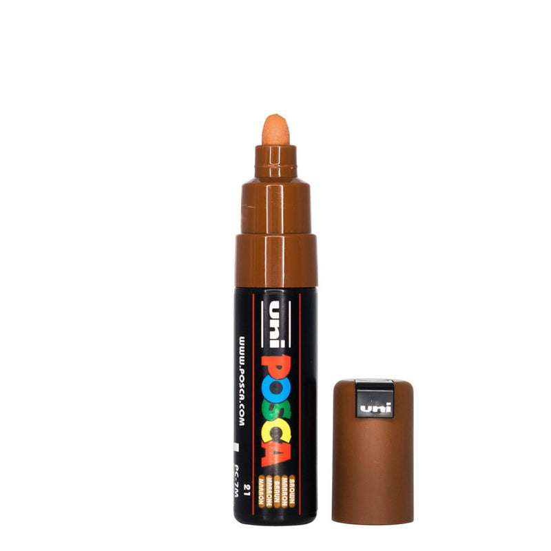 POSCA Bold Bullet Tip Paint Marker Pen PC-7M - Brown*