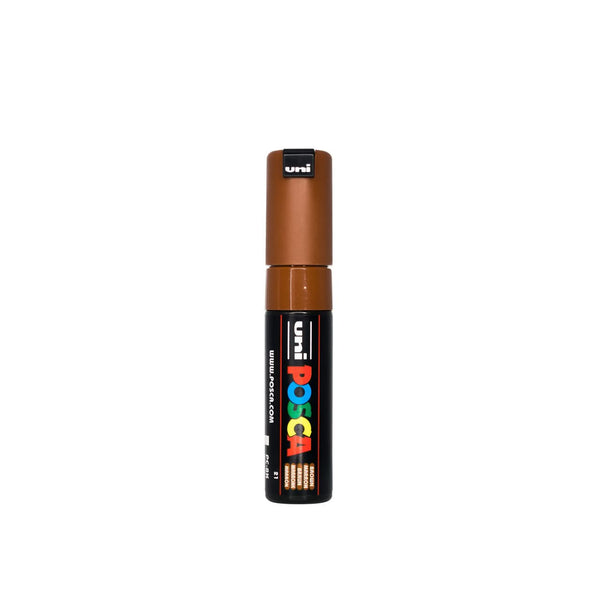 POSCA Bold Chisel Tip Paint Marker Pen PC-8K - Brown*