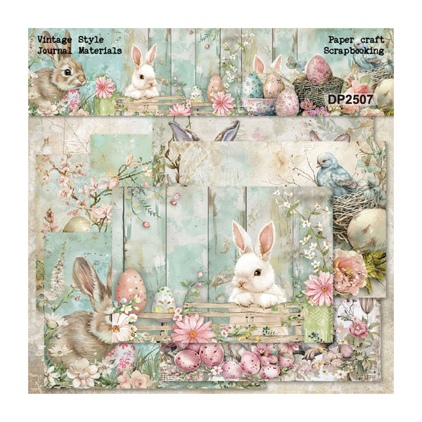 Poppy Crafts A5 Paper Pack #81 - Soft Bunnies