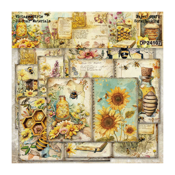 Poppy Crafts A5 Paper Pack #82 - Buzzy Bee