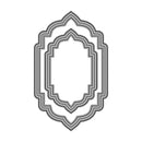 Poppy Crafts Cutting Dies #1034 - Nesting Dies - Art Deco Frames #5