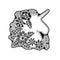 Poppy Crafts Cutting Dies #652 - Floral Unicorn