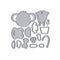 Poppy Crafts Cutting Dies #687 - Miss Monkey*