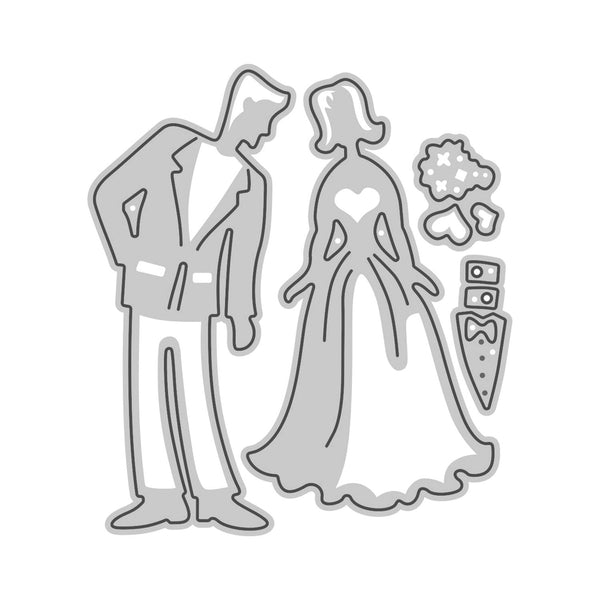 Poppy Crafts Cutting Dies #693 - Wedding Bliss