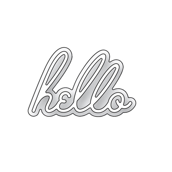 Poppy Crafts Cutting Dies #732 - Hello