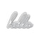 Poppy Crafts Cutting Dies #732 - Hello