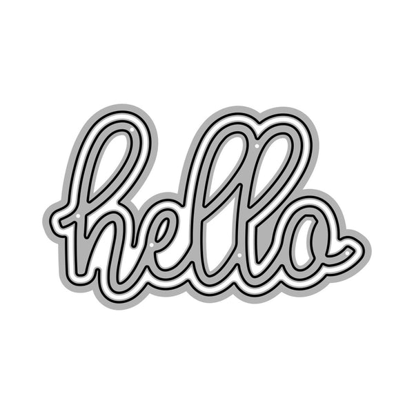 Poppy Crafts Cutting Dies #759 - Hello