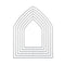 Poppy Crafts Cutting Dies #821 - Nesting Dies - Window #1*